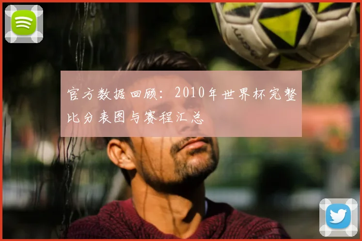 官方数据回顾：2010年世界杯完整比分表图与赛程汇总
